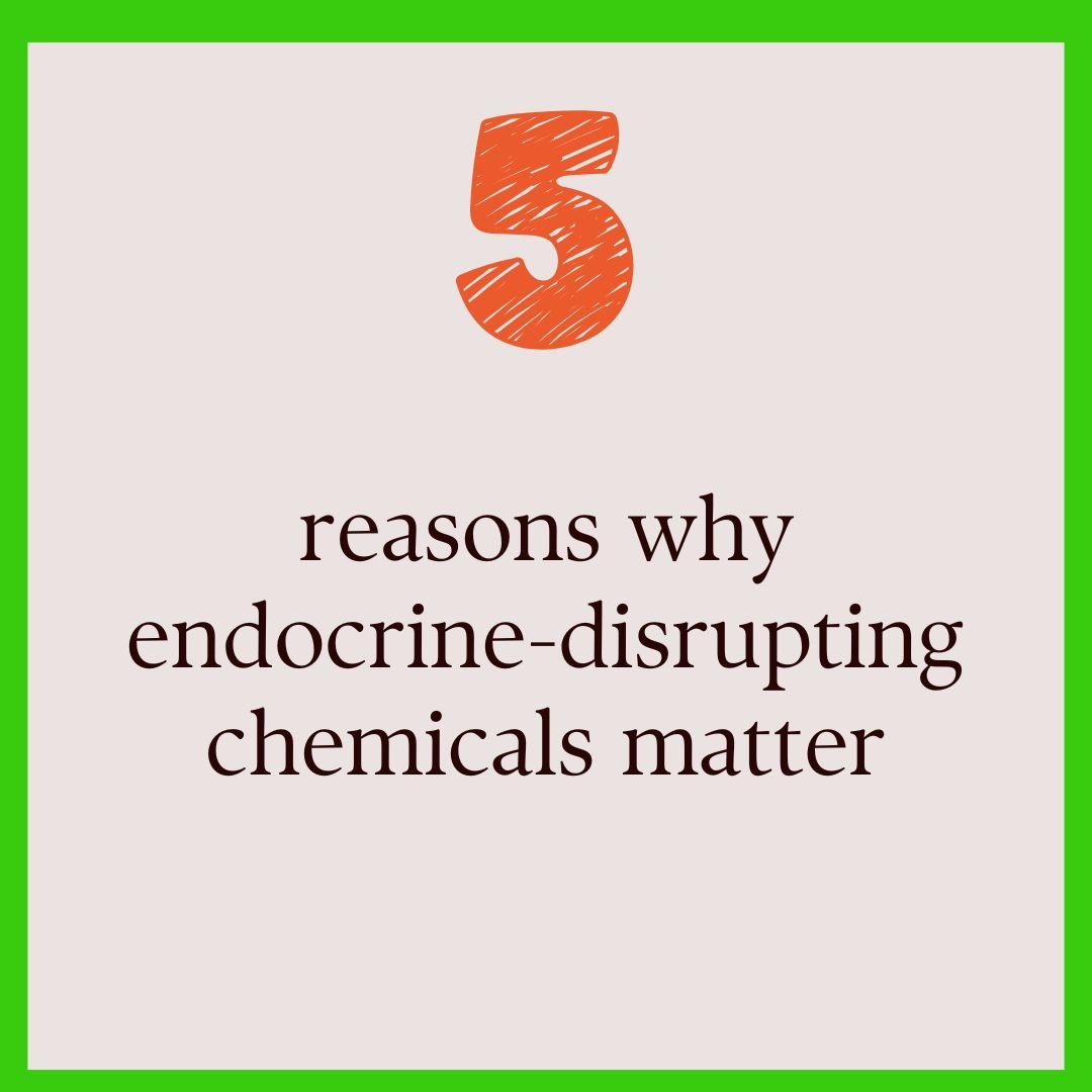 5 Reasons why Endocrine Disrupting Chemicals Matter
